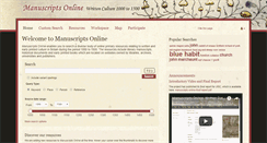 Desktop Screenshot of manuscriptsonline.org