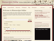 Tablet Screenshot of manuscriptsonline.org